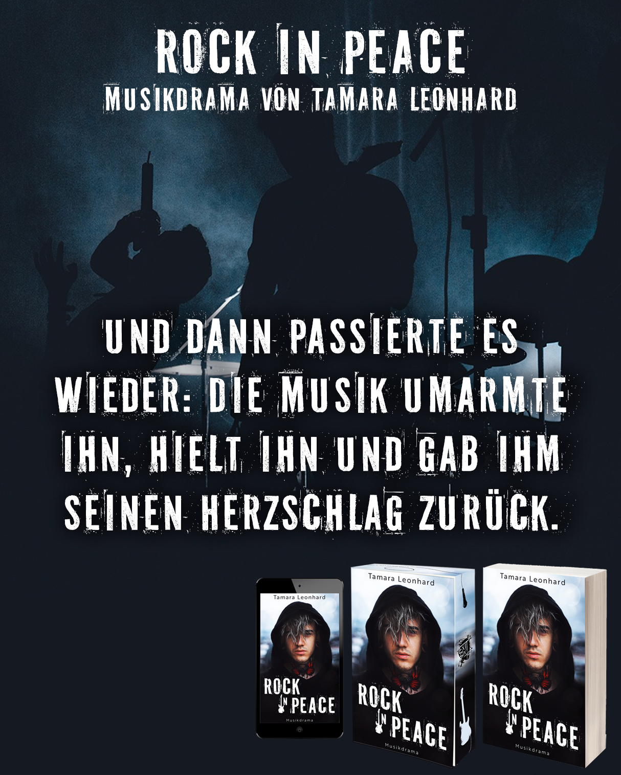 Textschnipsel Rock in Peace Musik heilt